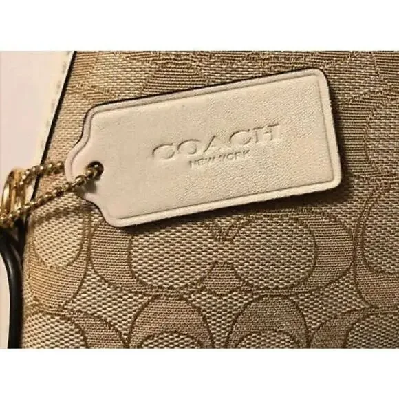 Coach Small Dufflette In Signature Jacquard - NWT (New) - Picture 8 of 8